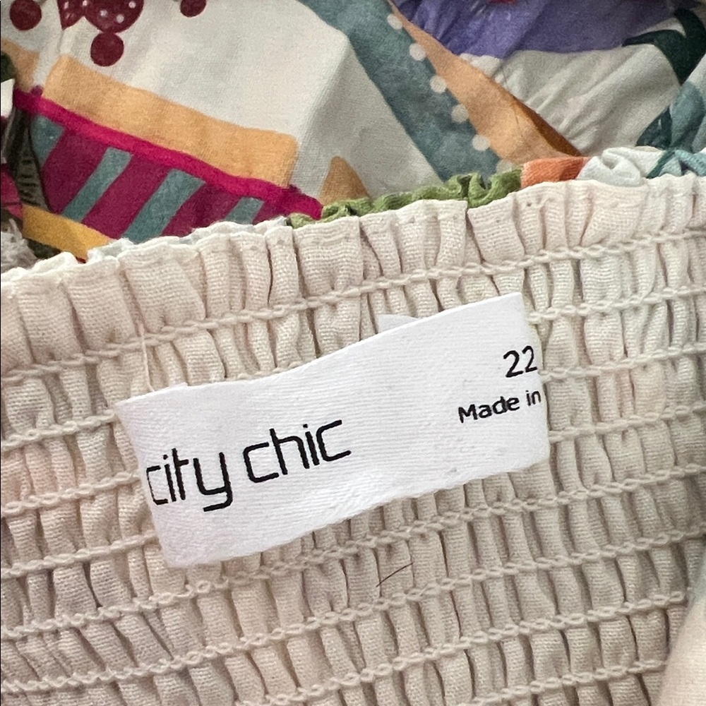 City Chic 22 Bohemian Whimsical Midi Dress - Picture 10 of 12